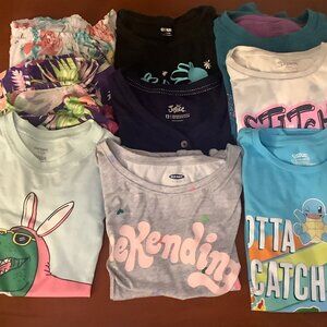 Girls Collection.  Tees (LG/XL,)  .Sweat shirt(L),  Sleeveless Dress (L)